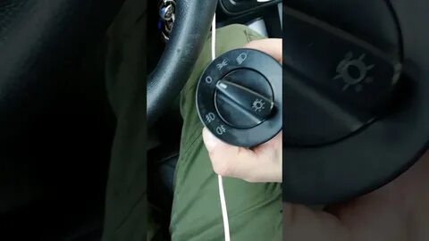 Шкода как включить противотуманки