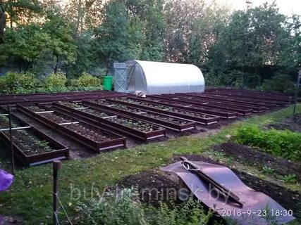 Грядки металлические с покрытием