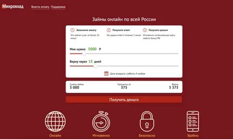 Займ на карту кабинеты