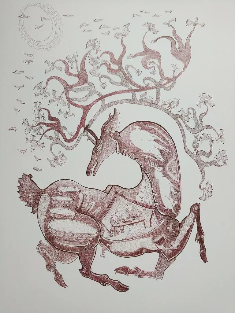Таракай алтайский художник. Художник таракай с алтая. Алтай графика. Алтай графика. Алтайская графика.