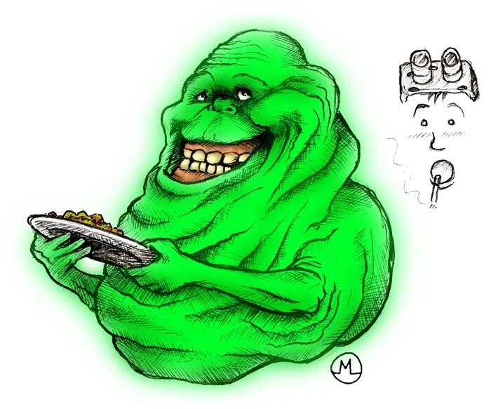 Лизун из охотников. Лизун охотники за привидениями. призрак slimer. охотники за привидениями зеленый слизняк. слизняк из охотников за привидениями.