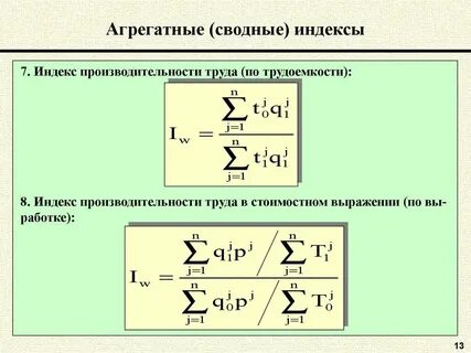 Общий индекс это