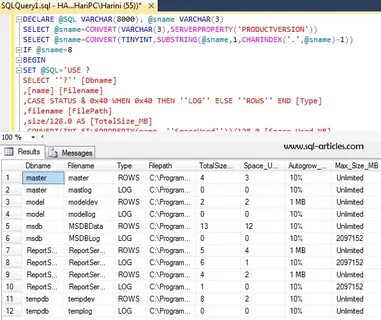 Declare sql