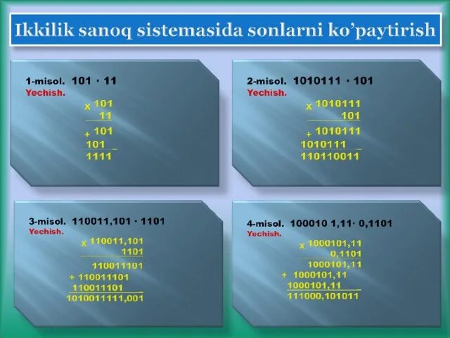 Cambridge informatika 8. Sanoq Sistemalari. Ikkilik sanoq sistemasida. 7-Sinf sanoq Sistemalari. Таблица умножения крупно на Формат.