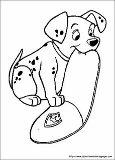 101 Dalmation Coloring Pages Dessin chien, Dessin de chien, Dessins disney