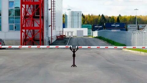 Проезд шлагбаума