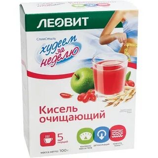 Кисель очищающий леовит