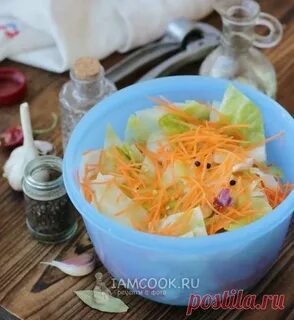 Малосольная капуста быстрого приготовления за день