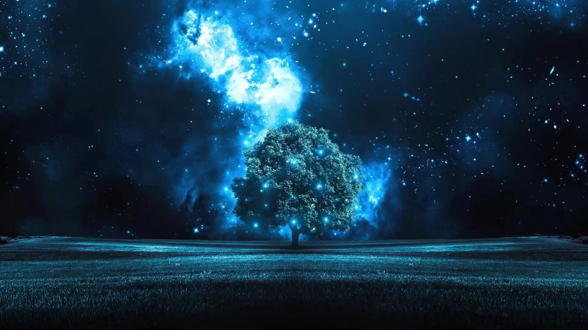 Дерево в космосе. Ночь дерево звезды. Обои космос дерево. Дерево на фоне космоса. Tree star