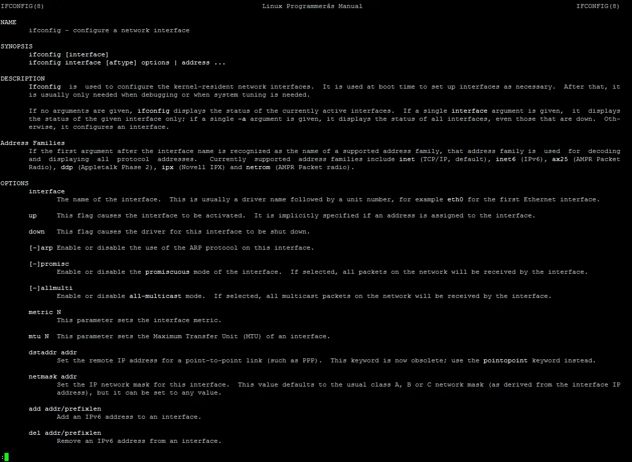 Network interface name