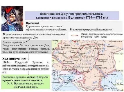 Восстание булавина презентация