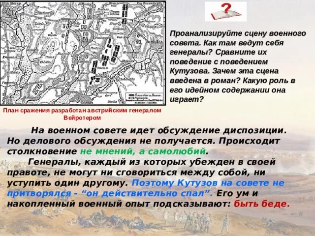 Совет перед аустерлицем. Военный совет перед Аустерлицем. Военный совет перед Аустерлицем Кутузов. Поведение Кутузова в войне.