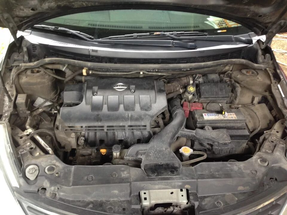 Замена кислородного датчика № 1 - Nissan Tiida (1G), 1,6 л, 2008 года своими рук
