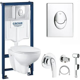 Grohe набор инсталляция с унитазом