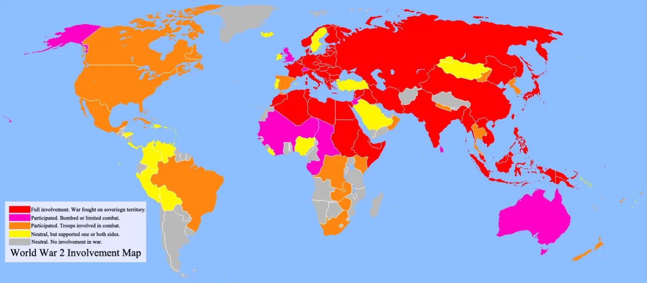 Ww2 World Map. The second country was