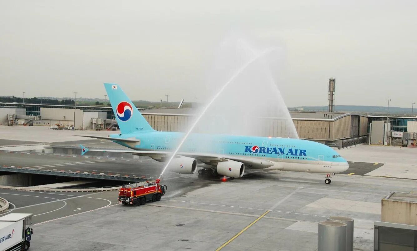 Полет в сеул. Кореан эйр. модель аэропорта korean air. москва - корея эйр. сеул самолет.