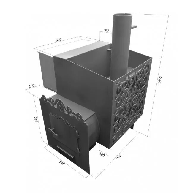 банные печи в уфе. печь банная сибирь со встроенным баком. банные печи в уфе. 45. печь емельяныч 3.