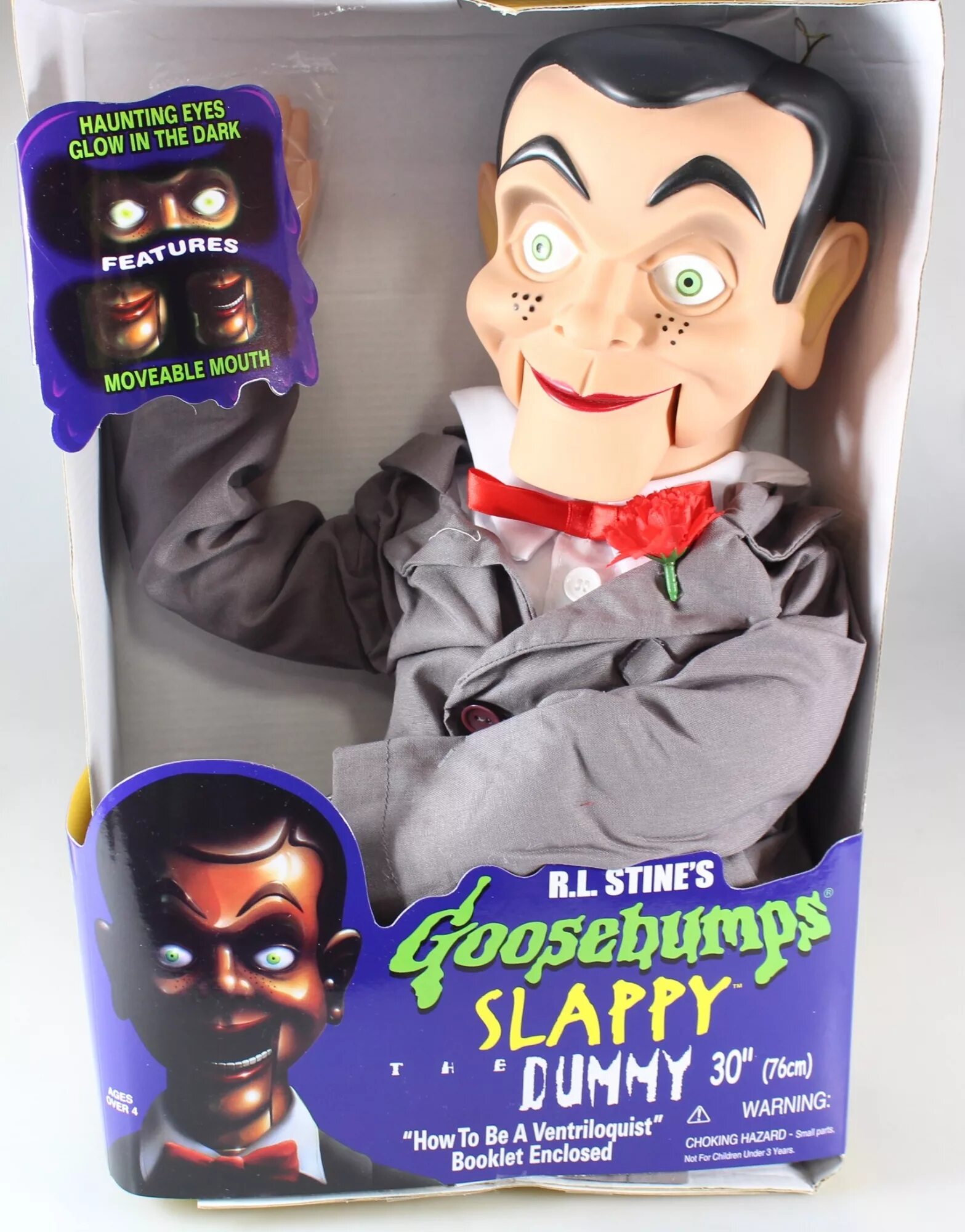 Slappy tap текст. Goosebumps игрушки Слэппи. Goosebumps кукла Slappy. Фигурка Слэппи. Slappy the Dummy Goosebumps.