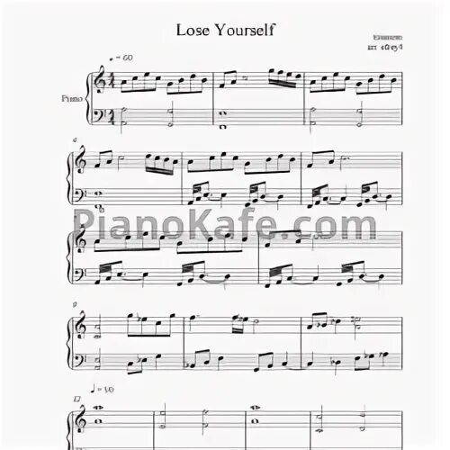 Эминем ноты. Lose yourself ноты для фортепиано. eminem lose yourself ноты. eminem ноты для пианино.