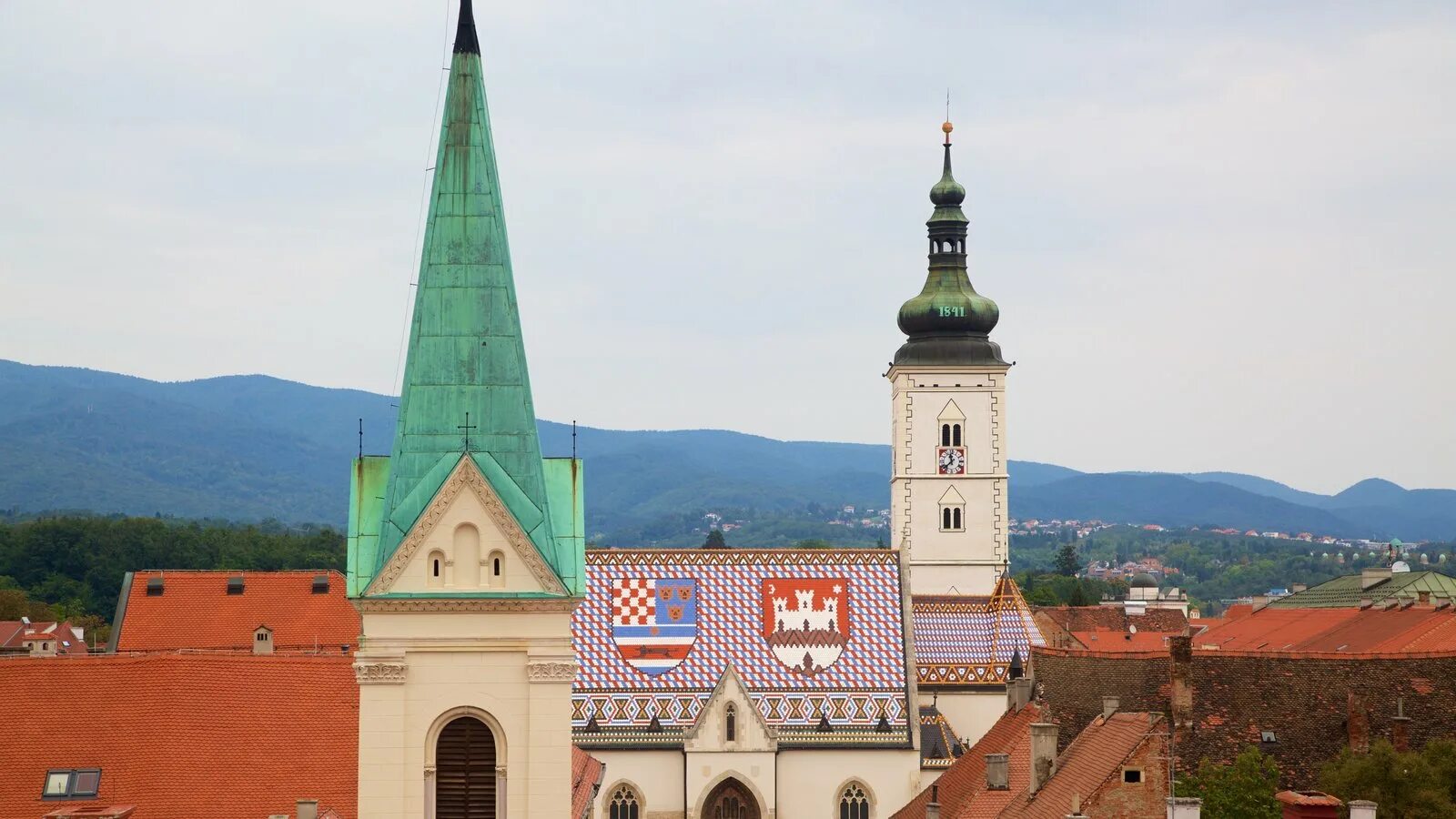Ххж. Upper Town Zagreb. St.Jerome's Church Zagreb. Zagreb's Upper Town (Gornji Grad). Upper Town Zagreb Golgi Grad.