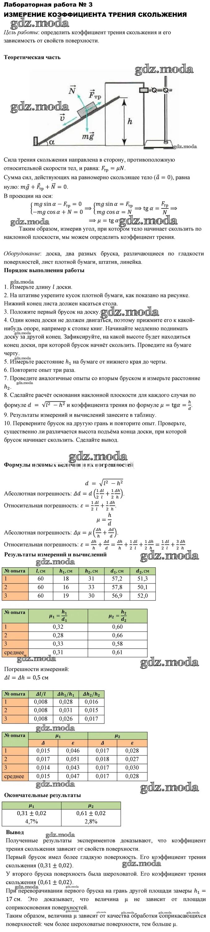 Решение по физике 10 класс лабораторная. Лабораторная работа определить коэффициент трения дерева по дереву. Лаб раб измерение коэффициента трения скольжения 10 кл. Измерение коэффициента трения скольжения лабораторная 9 класс. Измерение коэффициента трения скольжения таблица для лабораторной.