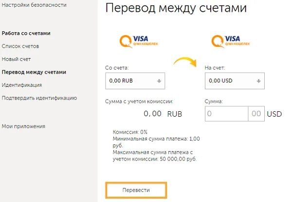 Перевод из одной валюты в другую - Telegraph