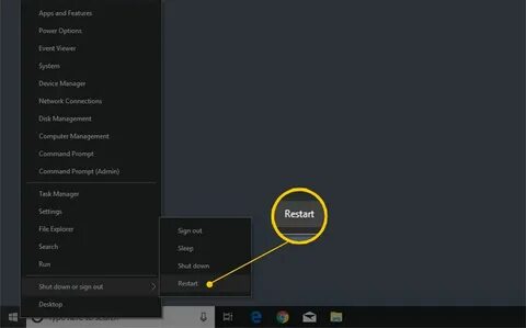 How to restart