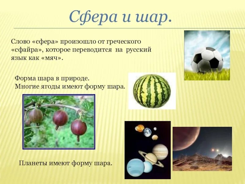 Что обозначает шаров. Форма шара в природе. Шар в природе презентация. Сфера и шар в природе. Сфера слово.