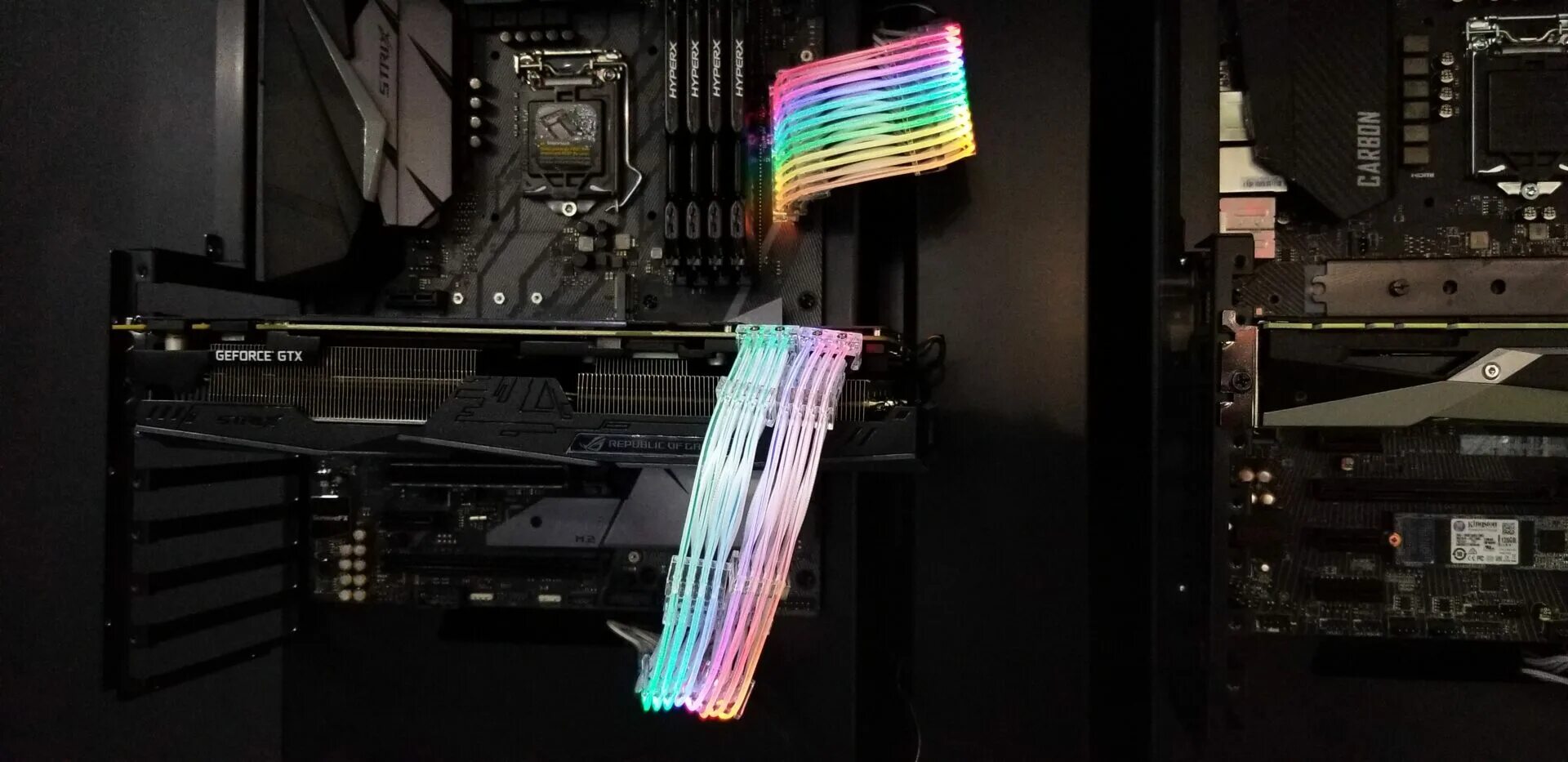 Rgb кабель для видеокарты. Ргб провода lian li. lian li streamer plus. rgb кабель lian li streamer plus. hyperpc cable rgb для видеокарты.