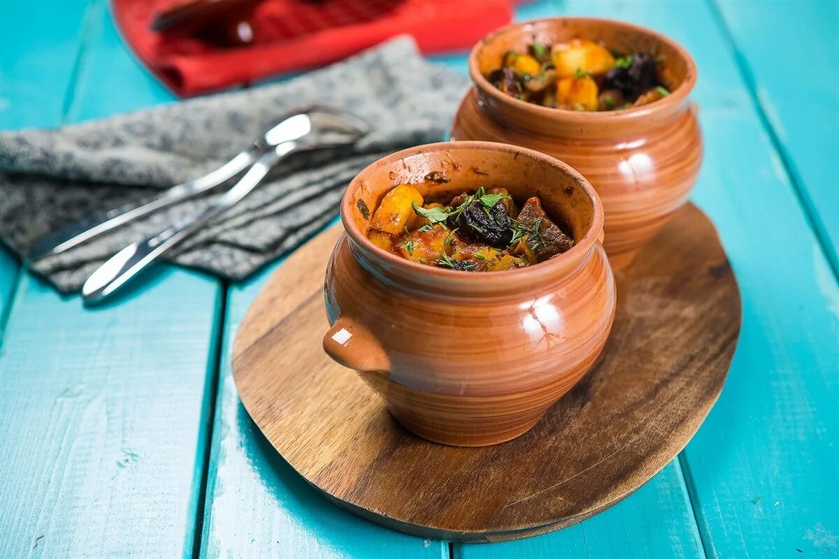 Кухня наизнанку горшочки