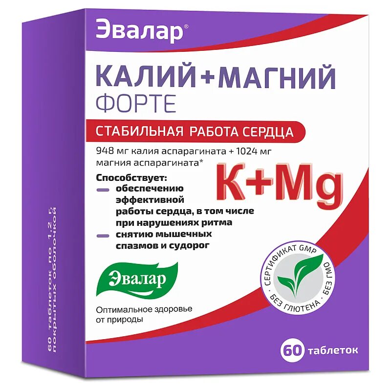 Препараты калия в таблетках список