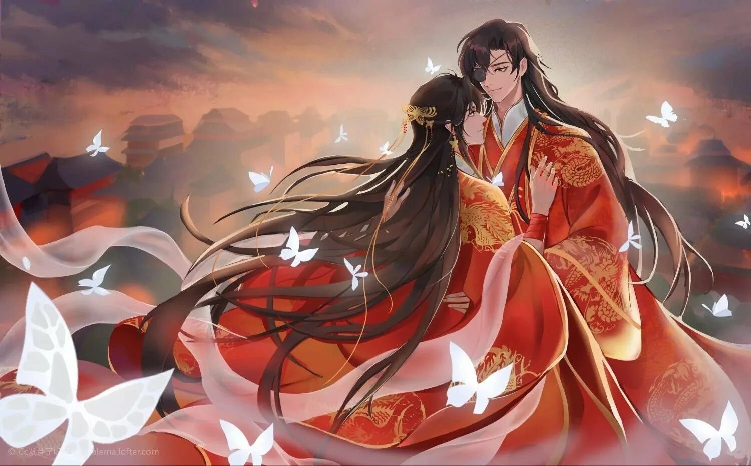 Благословение небожителей новелла на русском. Xie Lian благословение небожителей. Tian Guan ci Fu Хуа Чэн. Благословение небожителей / Tian Guan ci Fu. Се Лянь небожители Дунхуа.