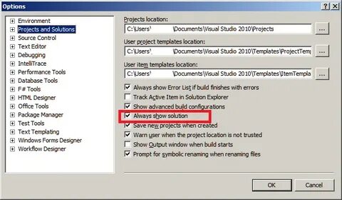 Tool options