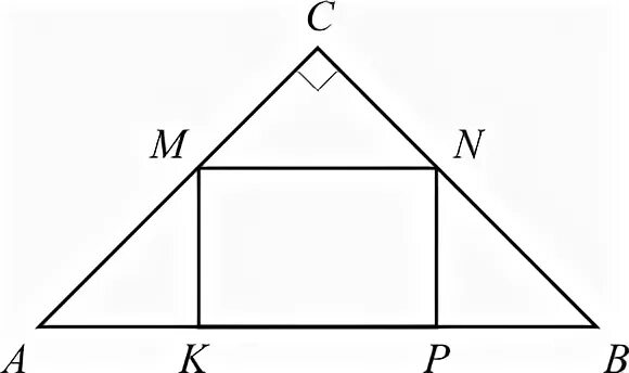 В равнобедренный прямоугольный треугольник вписан квадрат. Сторона квадрата вписанного в треугольник. Задачи нахождение площади в вписа. В равнобедренном прямоугольном треугольнике вписан прямоугольник. Прямоугольный треугольник задачи.