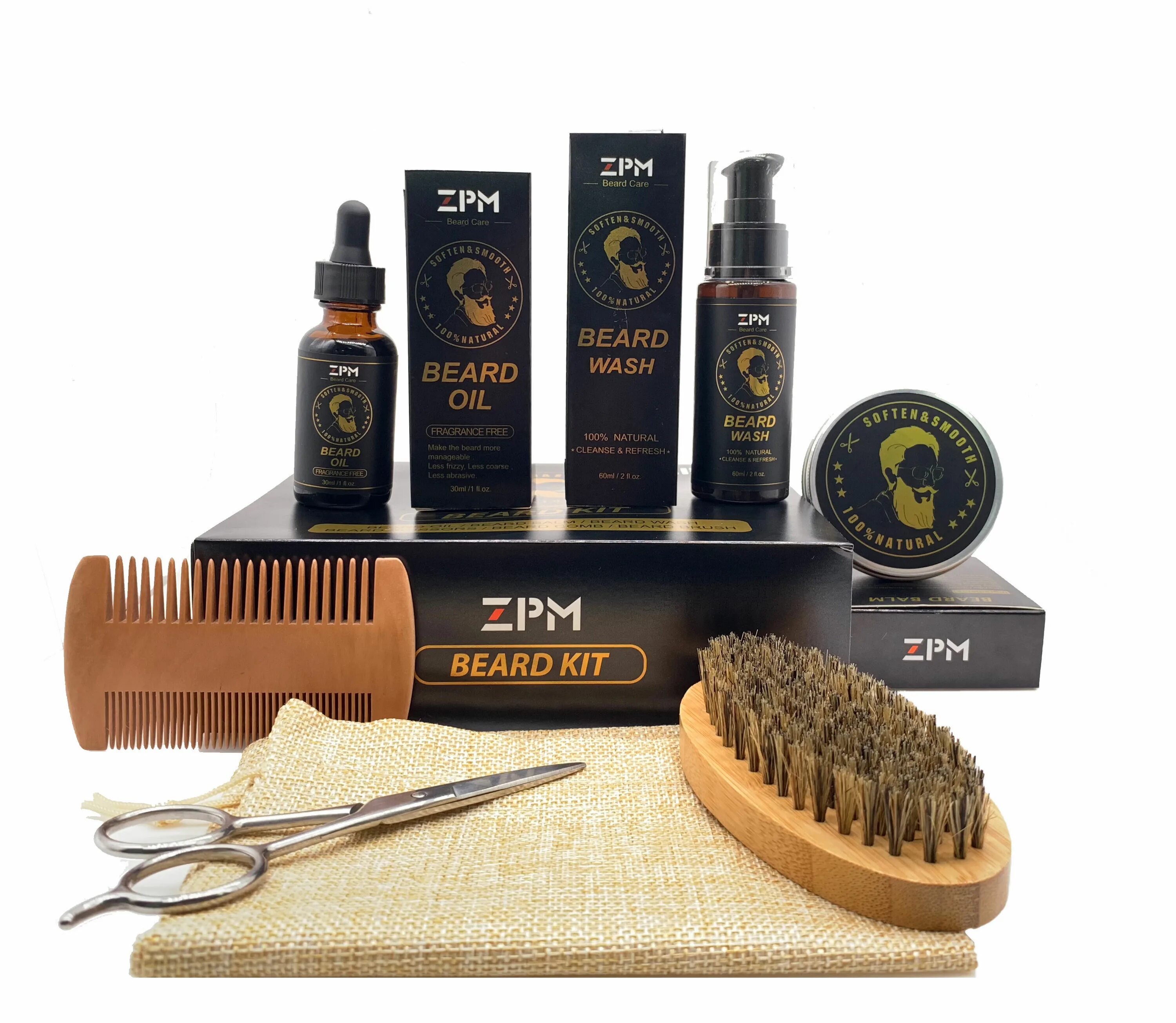 ZPM масло для бороды. ZPM набор для бороды. Beard Kit набор для бороды. Косметика для бороды барбер.