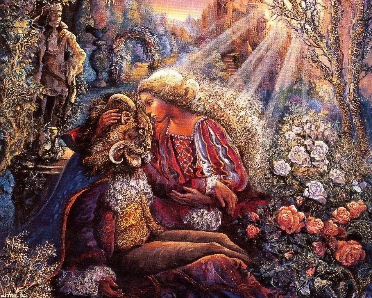 Сюжеты изображения. Аленький цветочек и красавица и чудовище. Сказочные сюжеты в живописи. Картины на сказочные сюжеты. Сказочный сюжет в современной живописи.