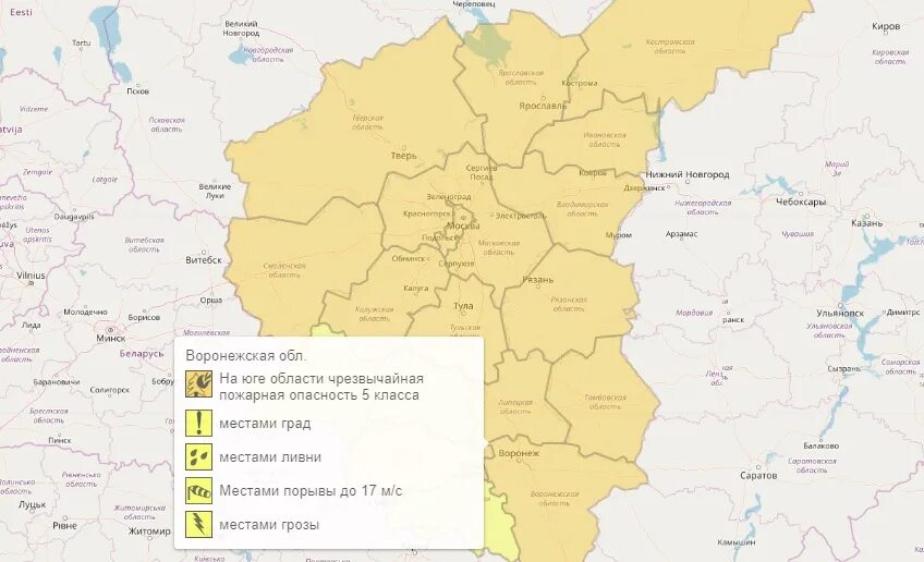 Карта гроз воронежская область. Карта гроз воронежская область. Карта гроз воронежская область. Карта гроз воронежская область. Воронежская обл уровень опасности.