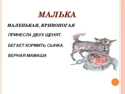 Какова главная мысль произведения малька