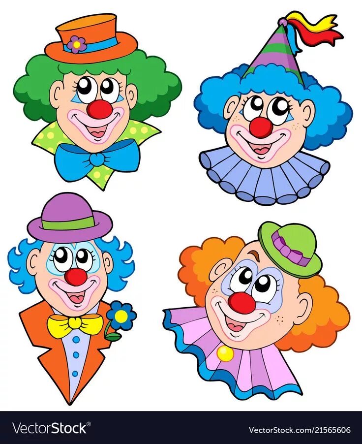 Клоун шаблон цветной. Аппликация "клоун". Мордочка клоуна для детей. Трафарет клоуна для аппликации. Рисование веселый клоун для дошкольников.