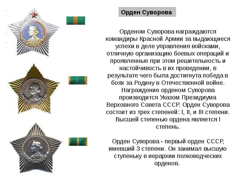 Орден Суворова ВОВ. Военный орден Суворова трех степеней. Орден Суворова заслуги? .. Орден Суворова 1 степени сейчас. Заслуги проявленные