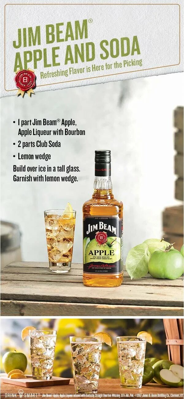 Хайбол джим бим. Джим рецепт. Виски яблочный jim beam apple. Джим бим яблочный коктейли. Red stag jim beam коктейли.