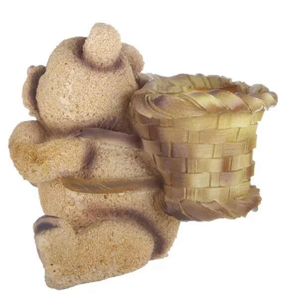 Мишка садовый воришка. Садовая скульптура маша и медведь. Кашпо керамика с мишкой. Мишка садовый воришка. Мишка садовник работает.