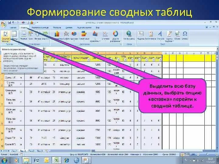 Сортировка по времени в сводной таблице 60 фото - wForm.ru
