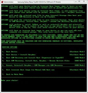Root and select