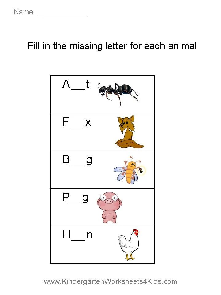 Animals Worksheets for Kids. Missing Letters Worksheets. Animals missing Letters. Animals Worksheet missing Letters.