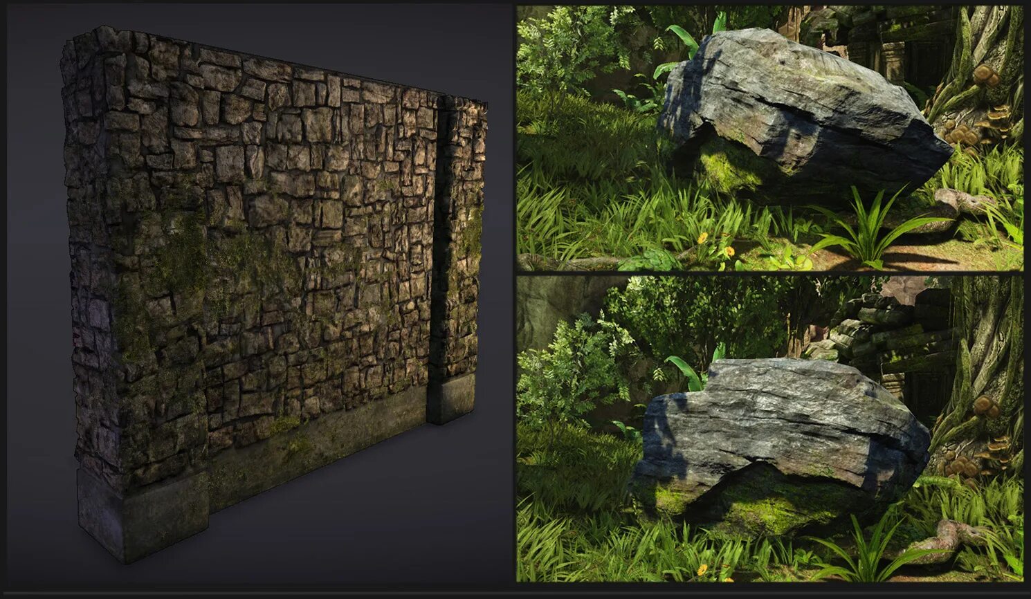 Sandbox environment. Виртуальный камень. zbrush environment art. виртуальный камень nft. камни для виртуальные игры.