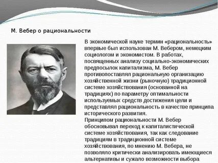 Вебер термин
