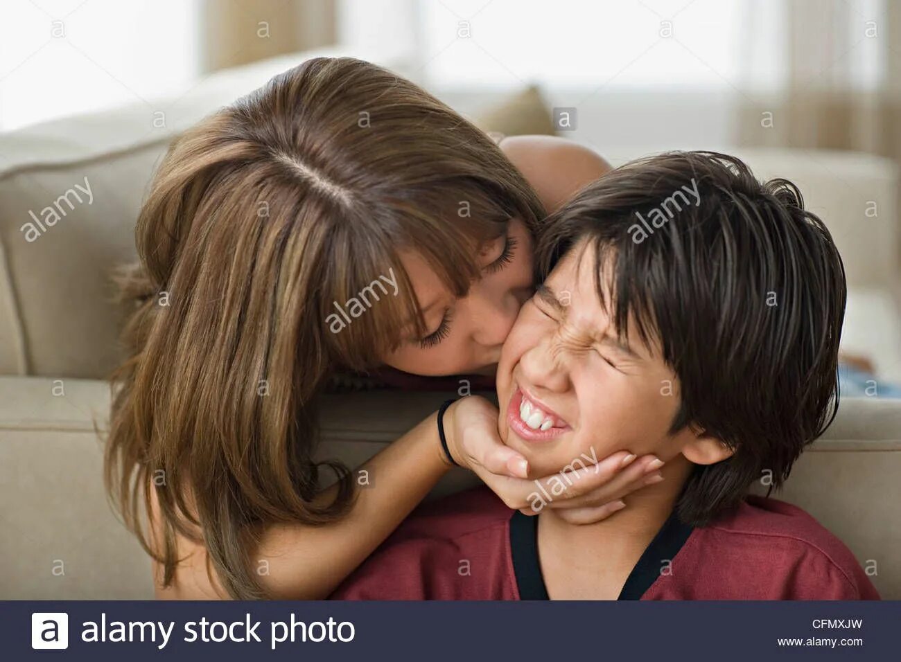 Older sister and her. Sis brother kiss. Younger brother but hung. Portrait of older sister spending time with younger brother. Older sister and her.