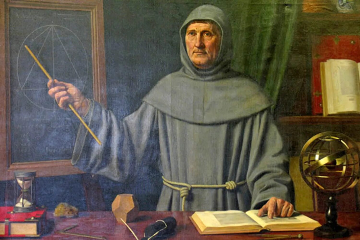 Портрет Луки Пачоли. В середине 9 века монахи составили