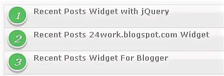 Post widget type. Post widget type